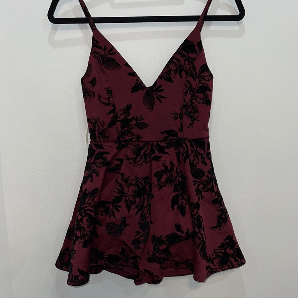 Maroon romper